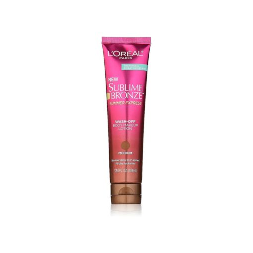 L'Oreal Paris Sublime Bronze Summer Express Body Makeup Lotion, Medium, 3.55 fl, oz .