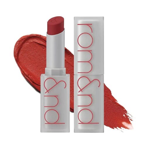 rom & nd Zero Matte Lipstick 3g, 02 ALL THAT JAZZ, Intense Color, Highly Pigmented, Last All Day, Weightless, Smooth Velvet Texture, Matte Finish, Without Drying or Flaking, Ultra-Adhesive Formula