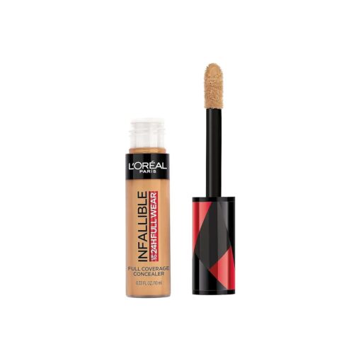 L'Oreal Paris Makeup Infallible Full Wear Waterproof Matte Concealer, Full Coverage, Almond, 0.33 fl, oz .