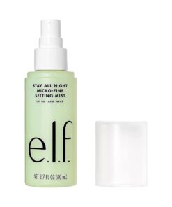 e.l.f, Stay All Night Micro-Fine Setting Mist, Hydrating & Refreshing Makeup Setting Spray For 16HR Wear-time, Vegan & Cruelty-Free, 2.7 Fl Oz