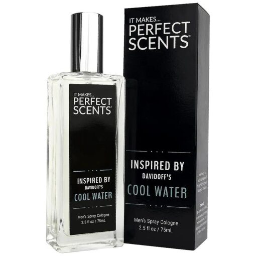 Perfect Scents Fragrances | Inspired by Davidoff 's Cool Water | Men 's Eau de Toilette | Vegan, Paraben Free, Phthalate Free | Never Tested on Animals | 2.5 Fluid Ounces