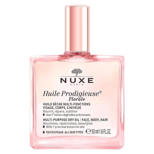 Huile Prodigieuse Floral - Organic All-in-One Oil for Body, Face & Hair, Radiant Looking Glow and Skin Hydration