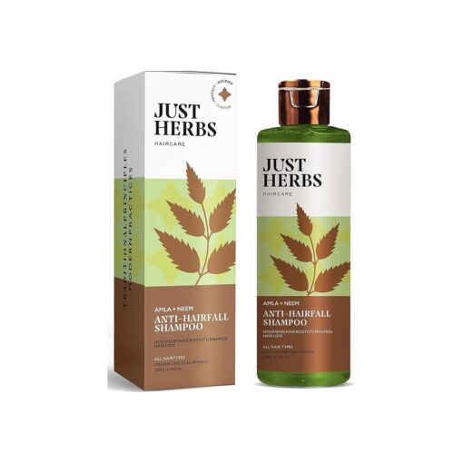 Just Herbs 8 In 1 Root Nourishing Amla Neem Shampoo ( 200 ml )