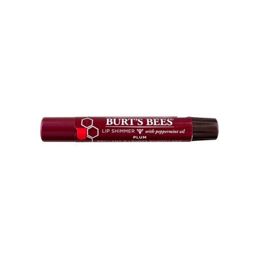 Burt 's Bees Lip Shimmer, Plum, 0.09 Ounces each ( Value Pack of 5 )