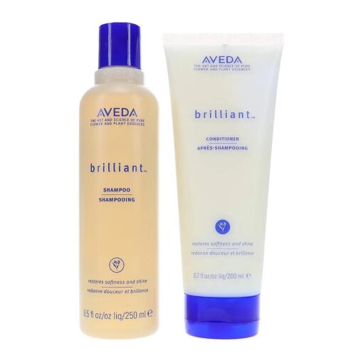 Aveda Brilliant Shampoo 8.5 oz & Conditioner 6.7 oz Duo Set