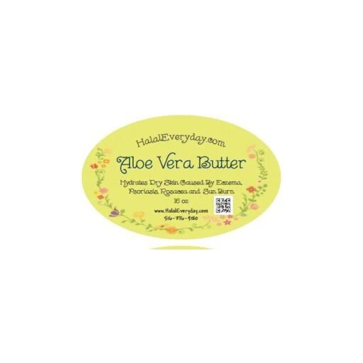 Aloe Vera Butter -Hydration of Dry Skin Caused By Eczema, Psoriasis, Rosacea, Sun Burn, Wind Burn, and General Chapping 16 Oz