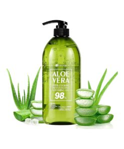 98 % Aloe Vera Gel - Aloe Vera Soothing gel - 33.81 Fl oz - Aloe Vera Gel sunburn relief - Aloe Vera Gel for face - Korean aloevera gel ( 33.8 Fl oz )