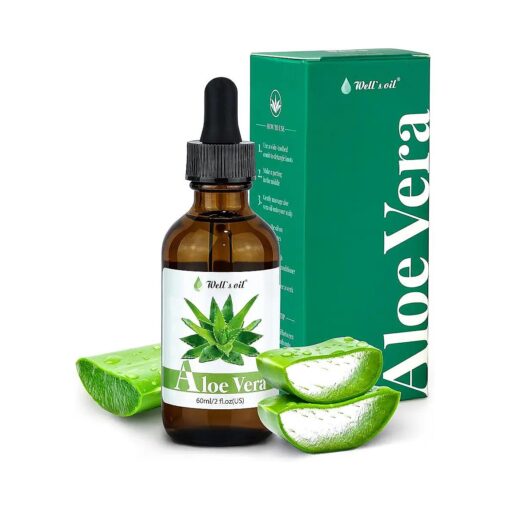 Aloe Vera Oil | 2 fl.oz, | Hydrating & Moisturizing | For Skin & Hair Care | All Skin type