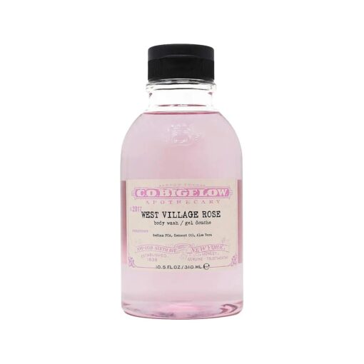 C.O, Bigelow Iconic Collection West Village Rose Body Wash, with Sodium PCA, Coconut Oil, Aloe Vera, 10.5 fl oz