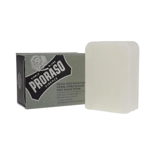 Proraso Post-Shave Stone, Natural Alum Block, 1 Count ( Pack of 1 )