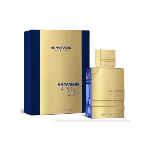 Al Haramain Amber Oud Bleu Edition 60ml | Unisex Eau de Parfum Spray | Spicy Fragrance with a Touch of Luxury