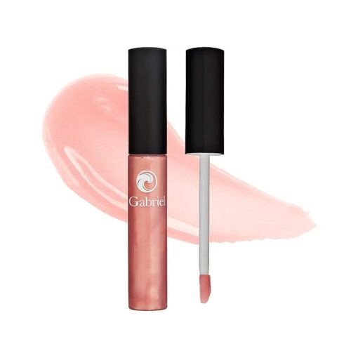 Gabriel Cosmetics Lip Gloss, Natural Lipgloss, Paraben Free, Vegan, Gluten-free, Cruelty-free, Non GMO, High performance and long lasting, Infused with Jojoba Seed Oil and Aloe, 27 fl oz, ( Ambrosia )