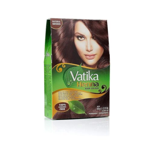 Dabur Henna Natural Brown Hair Color Ammonia Free ( 60 g / 2.11 oz )