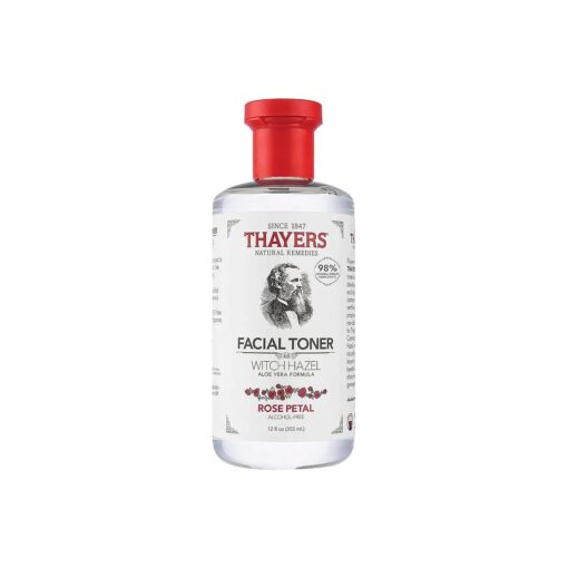 THAYERS Rose Petal Witch Hazel Toner - Alcohol Free & Organic Aloe Vera