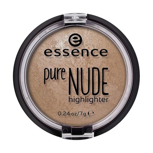 essence | Pure NUDE Highlighter, 10 Be My Highlight | Natural and Subtle Glow | Vegan & Cruelty Free | - Beige