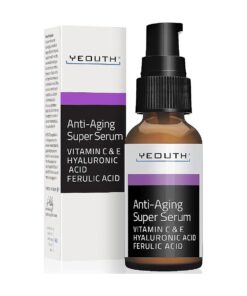 YEOUTH Anti Aging Serum with Hyaluronic Acid Serum, Vitamin C Face Serum, Vitamin E, Facial Serum Targets Dull & Dry Skin, Hydrating Serum 1oz