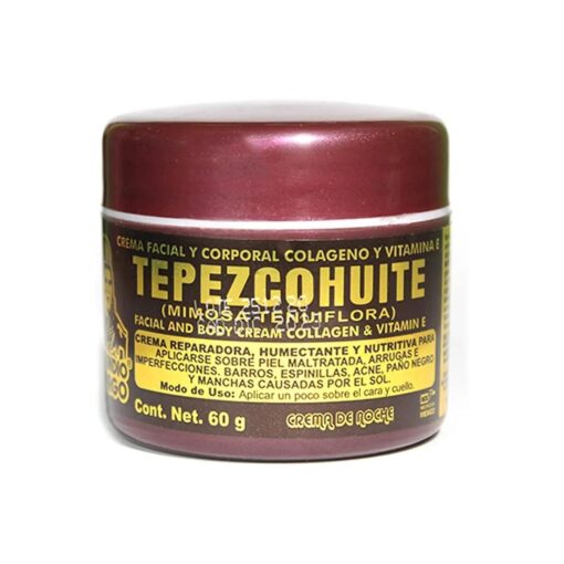 DEL INDIO PAPAGO Night Skin Cream with Tepezcohuite 60g / 2.Fl Oz