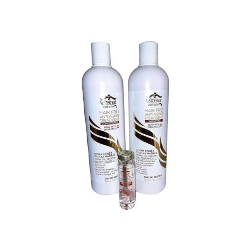 Eternal Hair Pro Anti Aging Treatment Shampoo and Conditioner Stem Cells Serum