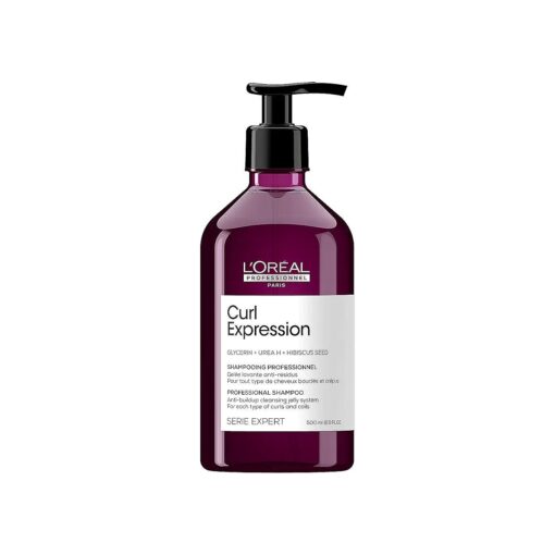 L'Oreal Professionnel Curl Expression Anti Buildup Shampoo | Gently Cleanses & Eliminates Buildup | For Curly and Coily Hair Types | Sulfate, Paraben & Silicone Free | 16.9 Fl, Oz .