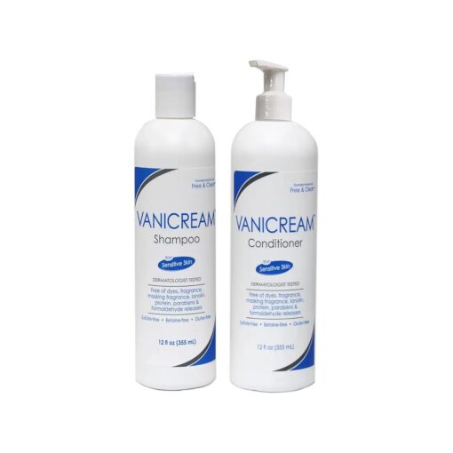 Vanicream Set, includes Shampoo-12 Oz and Conditioner-12 Oz - One each