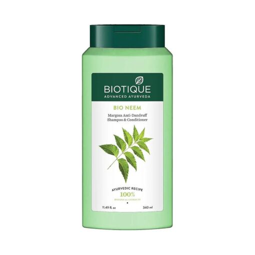 Biotique Bio Neem Margosa Anti Dandruff Shampoo and Conditioner, 340ml