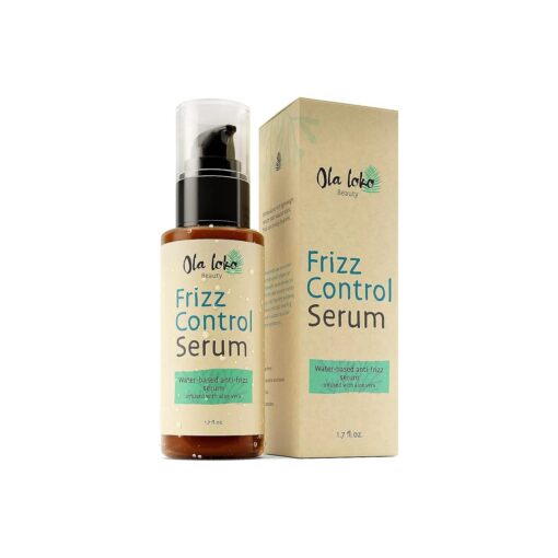 Anti Frizz Hair Serum - Hair Serum for Frizzy Hair, Hair Serum for Dry Damaged Hair - Moisturizing and Nourishing Frizz Ease Serum, Hair Serum with Aloe Vera for Hydration, Anti Frizz Hair Products