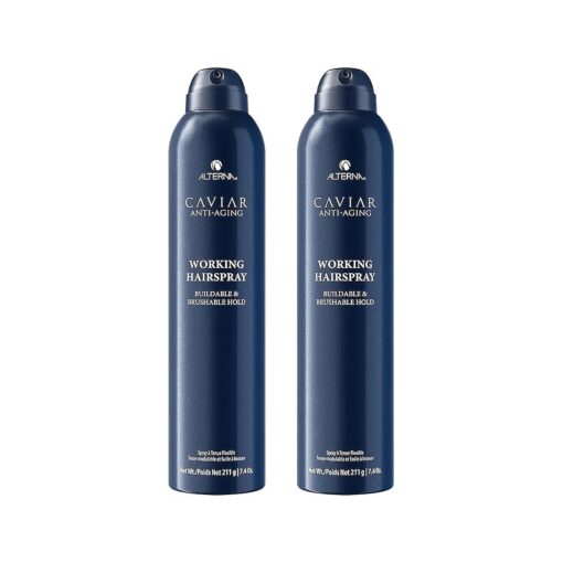 Alterna Caviar Anti-Aging Professional Styling Working Hair Spray Ultra-dry, Brushable Helps Control Frizz & Adds Shine Sulfate Free