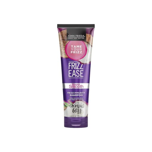 John Frieda Anti Frizz, Frizz Ease Beyond Smooth Frizz-Immunity Shampoo, Anti-Humidity Shampoo, Prevents Frizz, 8.45 Ounces, with Pure Coconut Oil