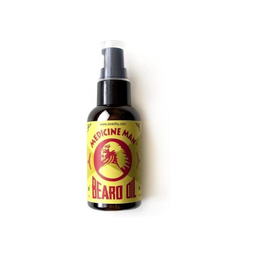 Medicine Man 's Anti-itch Beard Oil 2 FL OZ - 100 % Natural & Organic Leave-In Conditioner for Men