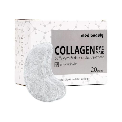 Collagen Under Eye Patches Eye Masks For Dark Circles And Puffiness with anti-wrinkle effect 20 pairs 40 pcs [ medbeauty ]