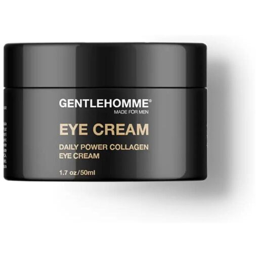 Collagen & Caffeine Eye Cream for Men with Hyaluronic Acid - Day & Night Anti Wrinkle Firming Under Eye Cream 1.7oz