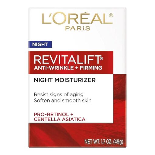 RevitaLift Anti-Wrinkle + Firming Night Cream Moisturizer 1.7 oz ( Pack of 2 )