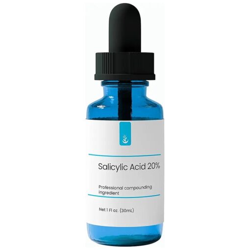 Salicylic Acid 20 % Serum, Professional Grade, Acne, Hyper-pigmentation, & Premature Aging, 1 oz with glass dropper