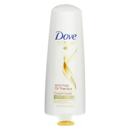 Dove Nutritive Solutions Dry Hair Conditioner for Frizzy, Unruly Hair Oil Therapy with Nutri-Oils Moisturizing Conditioner Formula for Smooth Hair 12 oz