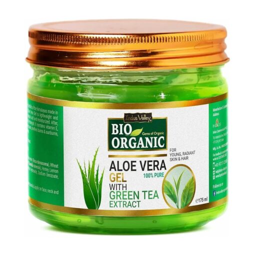 INDUS VALLEY Non-Toxic Aloe Vera Gel for Acne, Scars, Glowing & Radiant Skin Treatment ( 175 ml )