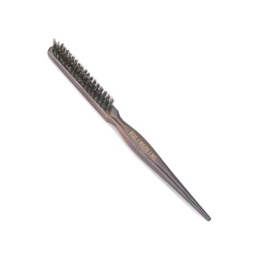 Little Wonder Boar & Tourmaline Nylon Bristle Teasing Brush with Rat Tail Handle for Back Brushing Back Combing, Creating Volume, Teasing and Slicking Your Hair Back Colors May Vary [ ( GT-3P ) ]