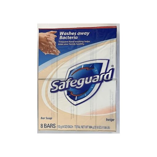 Safeguard Antibacterial Hand Bar Soap, 4 oz bars, 8 ea ( Pack of 4 )