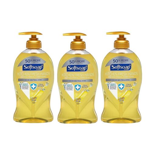 Softsoap Kitchen Fresh Hands Antibacterial Soap Citrus Extracts ( 3 pack of ll.25 FL Oz, Size )