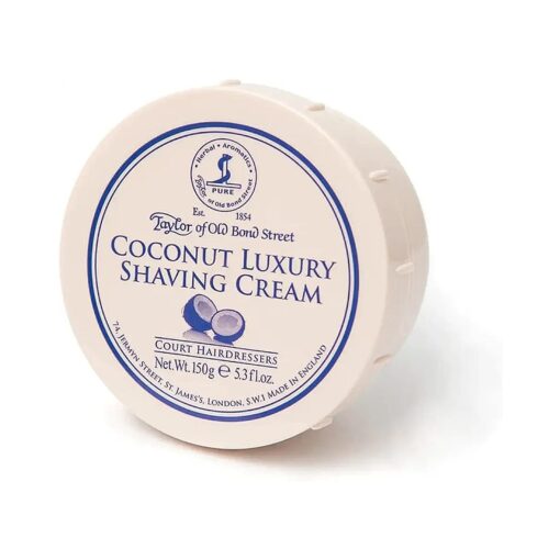 Taylor of Old Bond Street Shaving Cream Bowl, Coconut, 5.3 Ounce 01016