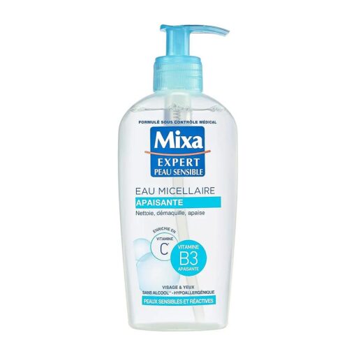 MIXA - Eau nettoyante - APAISANTE Peaux tres sensibles et reactives - 200ml