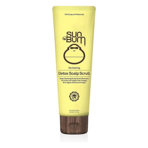 Sun Bum Revitalizing Detox Scalp Scrub | Vegan and Cruelty Free Moisturizing and Deep Cleansing and Exfoliating Hair Wash with Apple Cider Vinegar | 6 oz