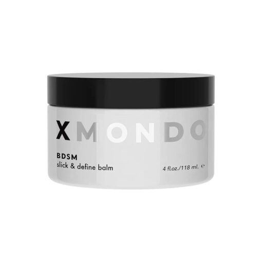 XMONDO Hair Slick & Define Balm | Vegan Formula with Argan Oil, Vitamin E, and Castor Oil for Flexible Hold, Deep Hydration, and High Shine, 4 Fl Oz 1-Pack