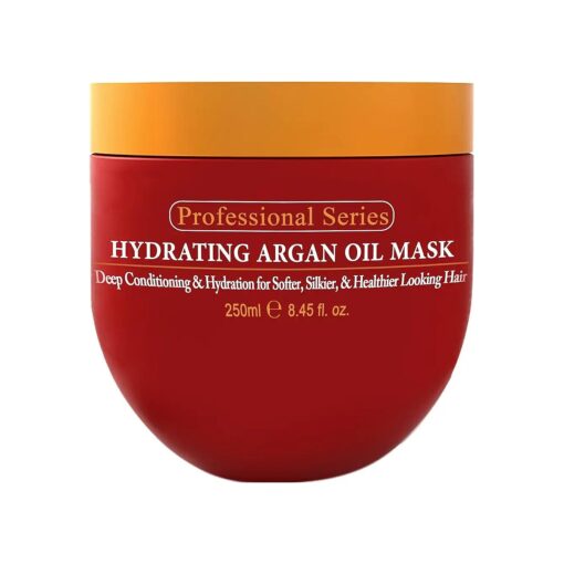 Arvazallia Hydrating Argan Oil Hair Mask and Deep Conditioner for Dry or Damaged Hair - 8.45 Oz