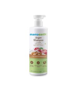 Mamaearth Argan Shampoo with Apple Cider Vinegar | Volumizing Anti Frizz Solution | Hydrating for Dry & Damaged Hair | Sulfate Free | 8.45 Fl Oz ( 250ml )