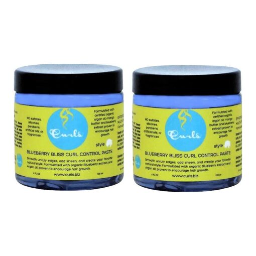 Curls Blueberry Bliss Curl Control Paste 4oz ( Pack of 2 )