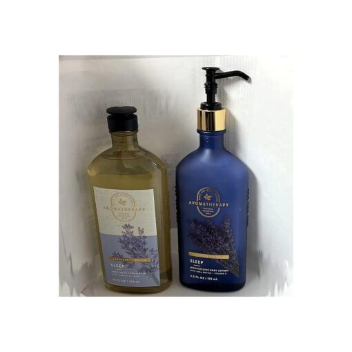 Aromatherapy Sleep - Lavender + Vanilla Body Lotion, 6.5 Fl Oz + Body Wash & Foam Bath, 10 Fl Oz