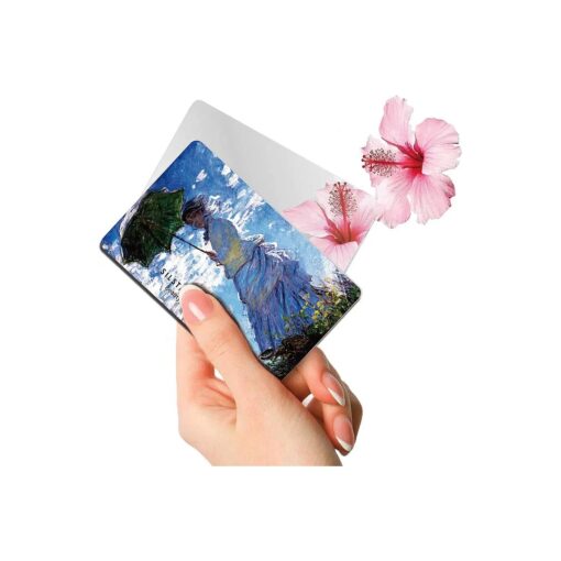 SILSTAR PROFESSIONAL Compact Card Mirror ( Claude Monet_Woman with a Parasol ) 101