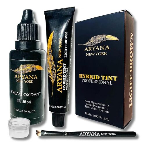 Hybrid Color Professional Kit | For Professional Spot Coloring | Cream Hair Color With Natural Effect ( LIGHT BROWN )