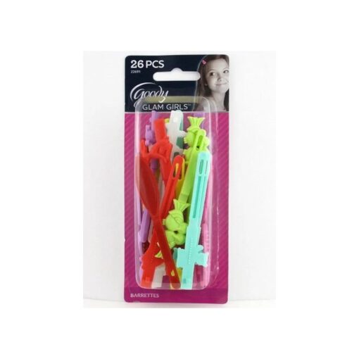 Goody Girls Sassy Self Hinge Hair Barrettes - 26 Pk, 2 Pack