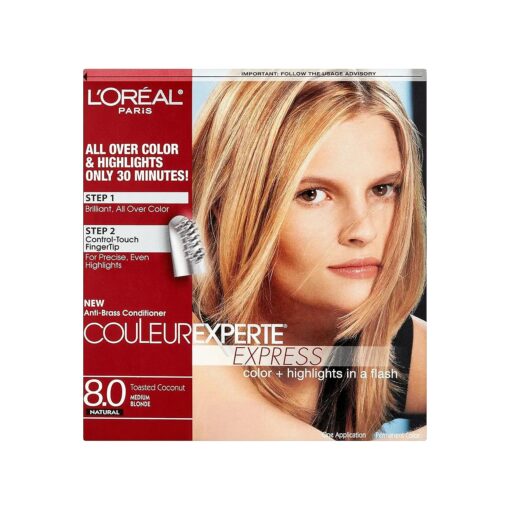 Couleur Experte 2-Step Home Hair Color and Highlights Kit, Toasted Coconut